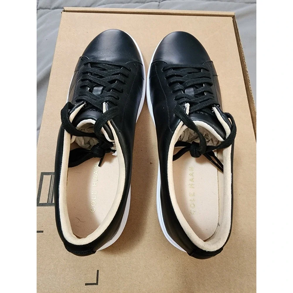 Cole Haan® (Women's 8.5 B)‎ Grand Crosscourt™ Sneaker in Black Leather